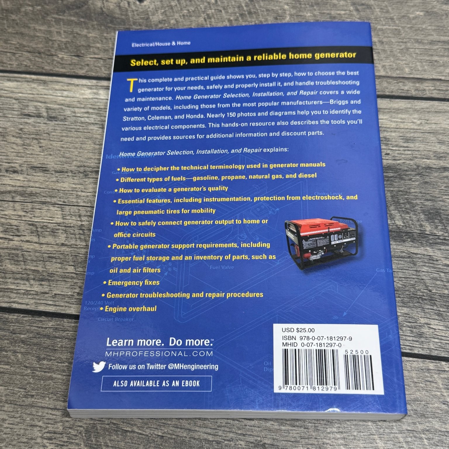 Home Generator Selection, Installation, Repair Paul Dempsey 2014 McGraw Hill