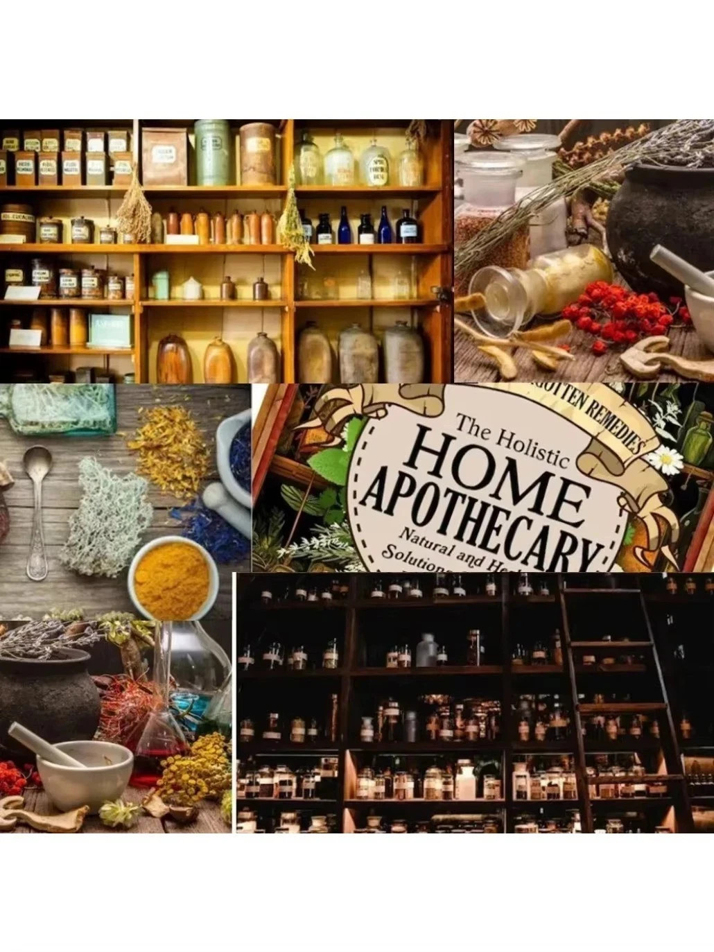 1000+ Forgotten Apothecary Recipes Remedies Book Natural and Herbal Welness