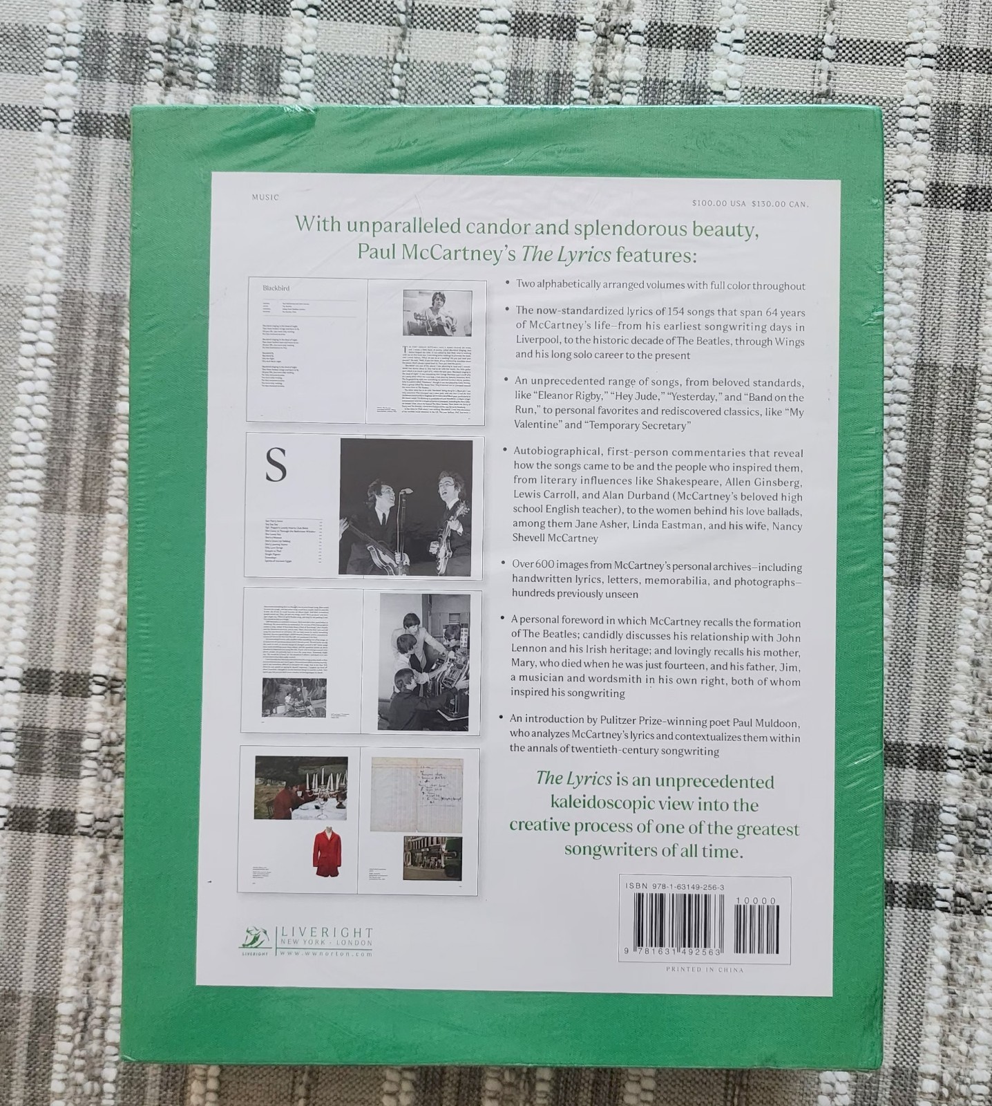 The Lyrics : 1956 to the Present by Paul McCartney (2021, Hardcover) – NEW