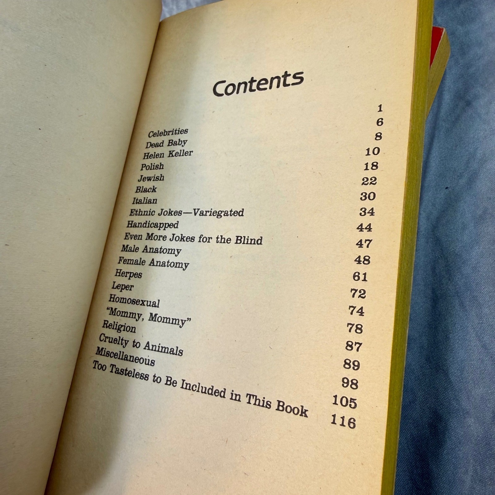 Vintage 1980s Joke Book Lot Gross Truly Tasteless Outrageously Offensive Humor