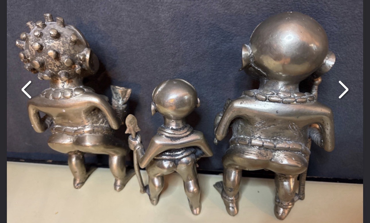 Bronze Edo people Benin Kingdom in Nigeria or the Bamum/Tikar people in Cameroon