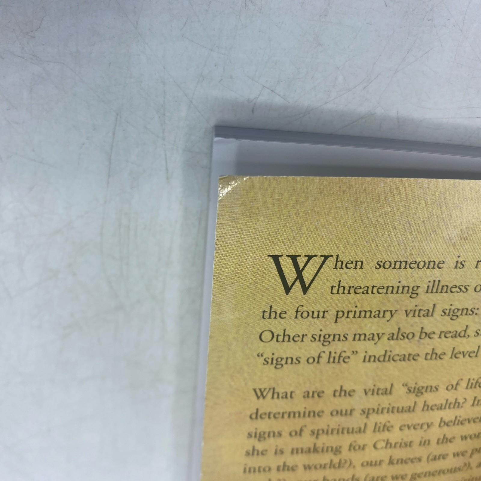 Signs Of Life by David Jeremiah Book & Study Guide – VERY GOOD