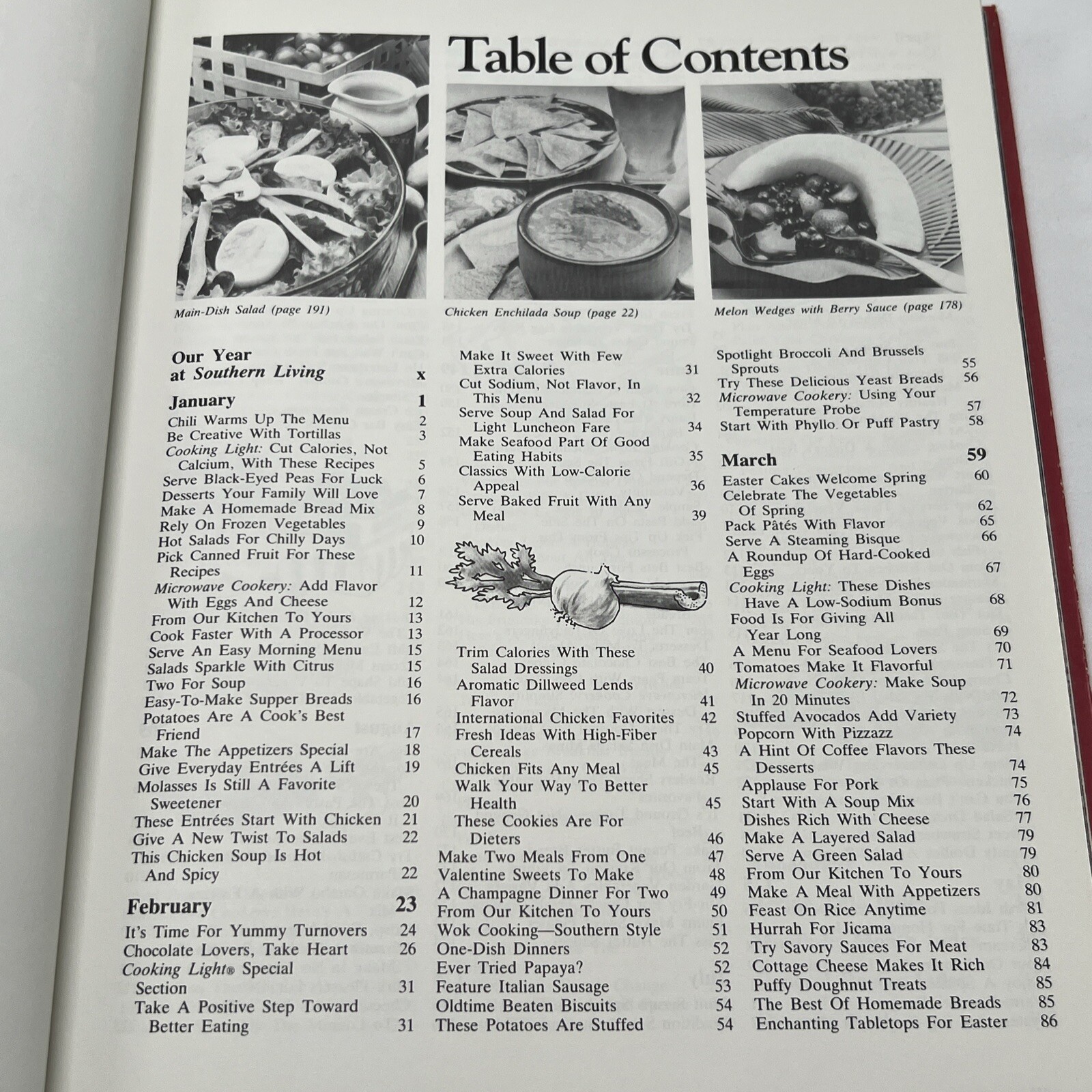 Southern Living Annual Recipes Cookbook 1986 Vintage Cookbook 372 Pages