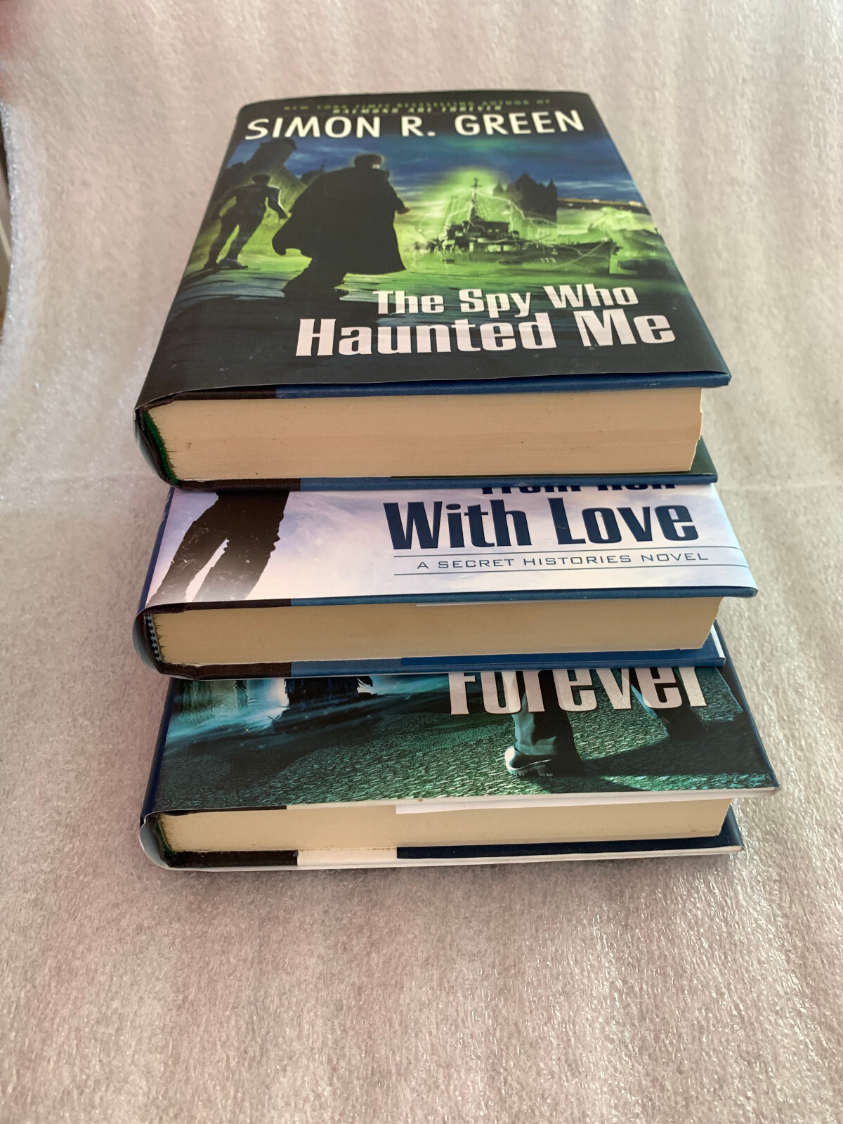 5lbs of 3 SIMON R. GREEN HARDCOVER BOOKS LOT THE SPY WHO HAUNTED ME DAEMONS