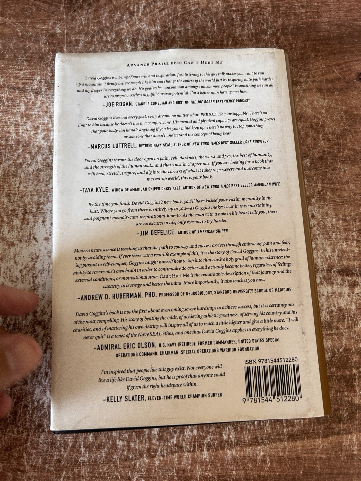 Can’t Hurt Me Book David Goggins Master Your Mind And Defy The Odds Hardcover