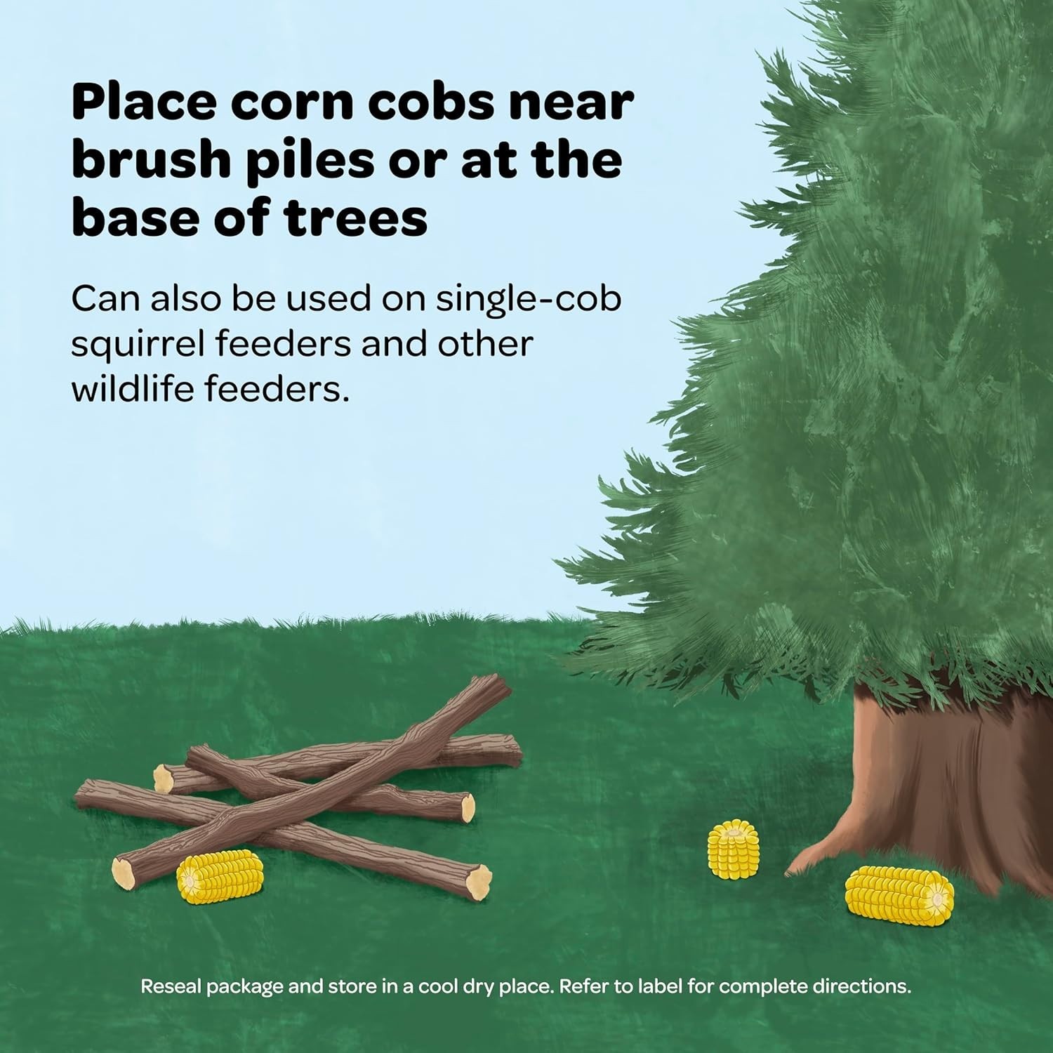 6.5 lb Organic Corn On The Cob – Stimulates Appetite and Attracts Wildlife!