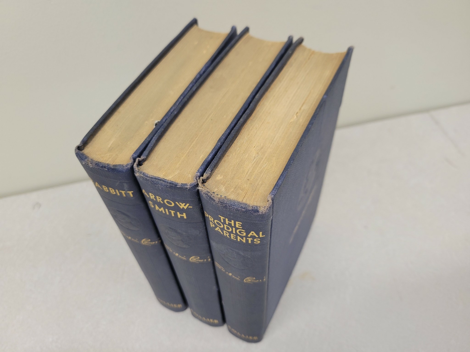 Sinclair Lewis Lot of 3 P.F Collier Books Babbitt, Arrowsmith, Prodigal Parents