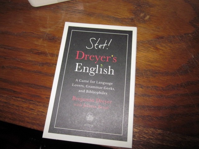 Stet! Dreyer’s English A Game for Language Lovers, Grammar Geeks, & Bibliophiles
