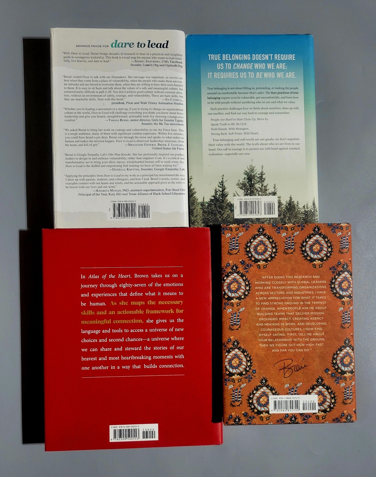 Brene Brown 8 Book Set : 6 HC / 2 PB -VG