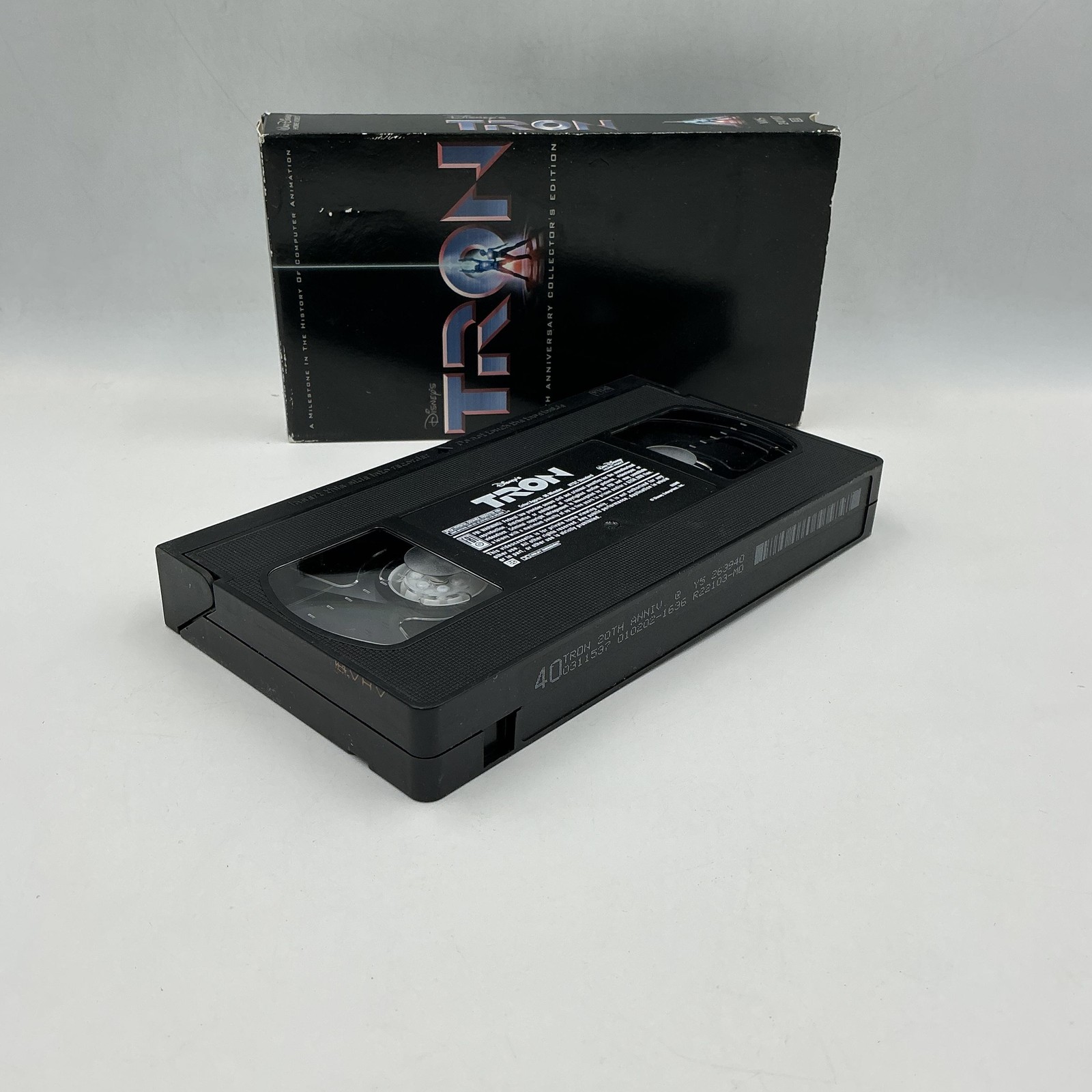 Vintage Disney’s TRON 20th Anniversary Collector’s Edition Black VHS 2002