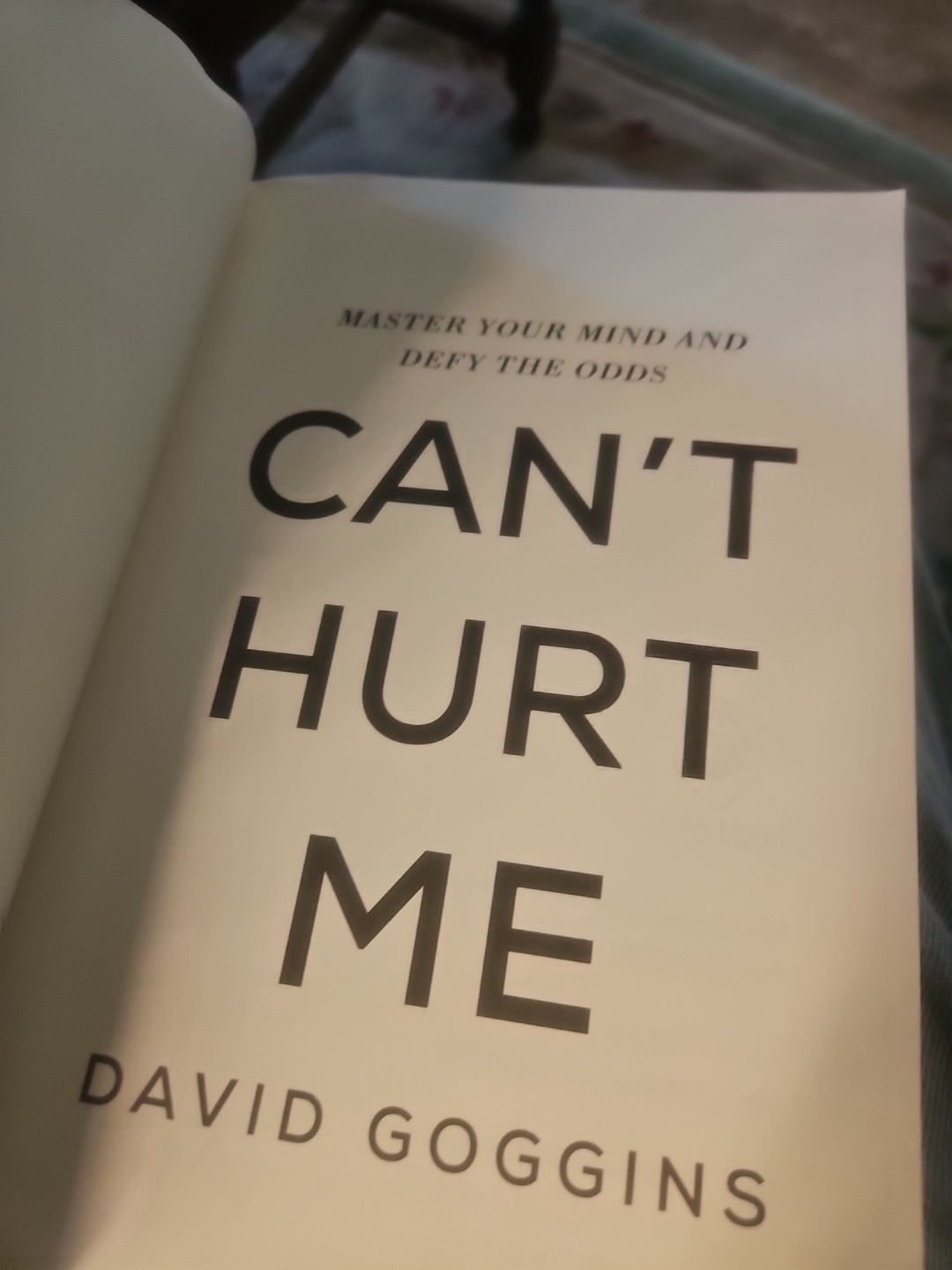 Cant Hurt Me Master Your Mind and Defy the Odds by Goggins David TPB VG Cond P3