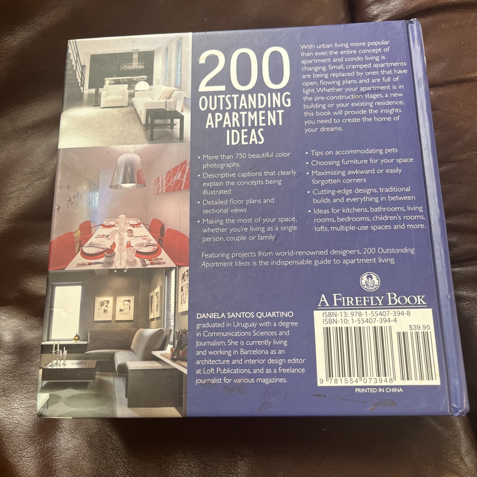 200 Outstanding Apartment Ideas Hardcover Daniela Santos Quartino