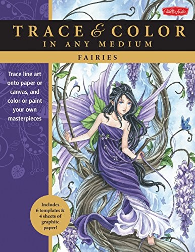 Fairies: Trace line art onto paper or canvas, and color or paint your own – GOOD