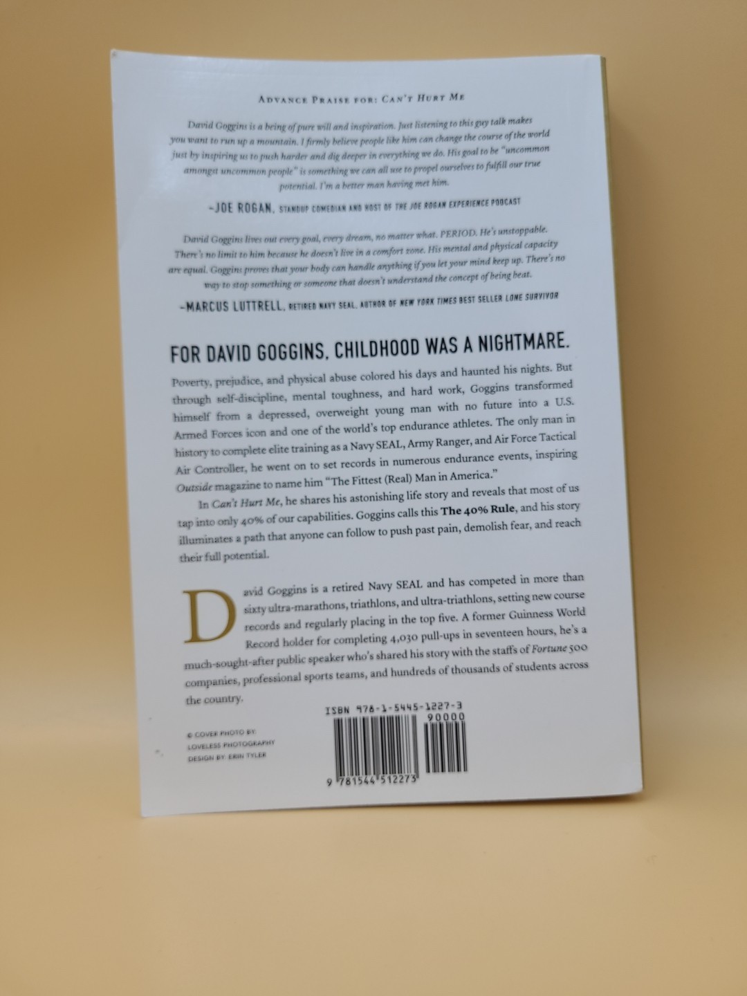 Can’t Hurt Me : Master Your Mind and Defy the Odds by David Goggins PB Good