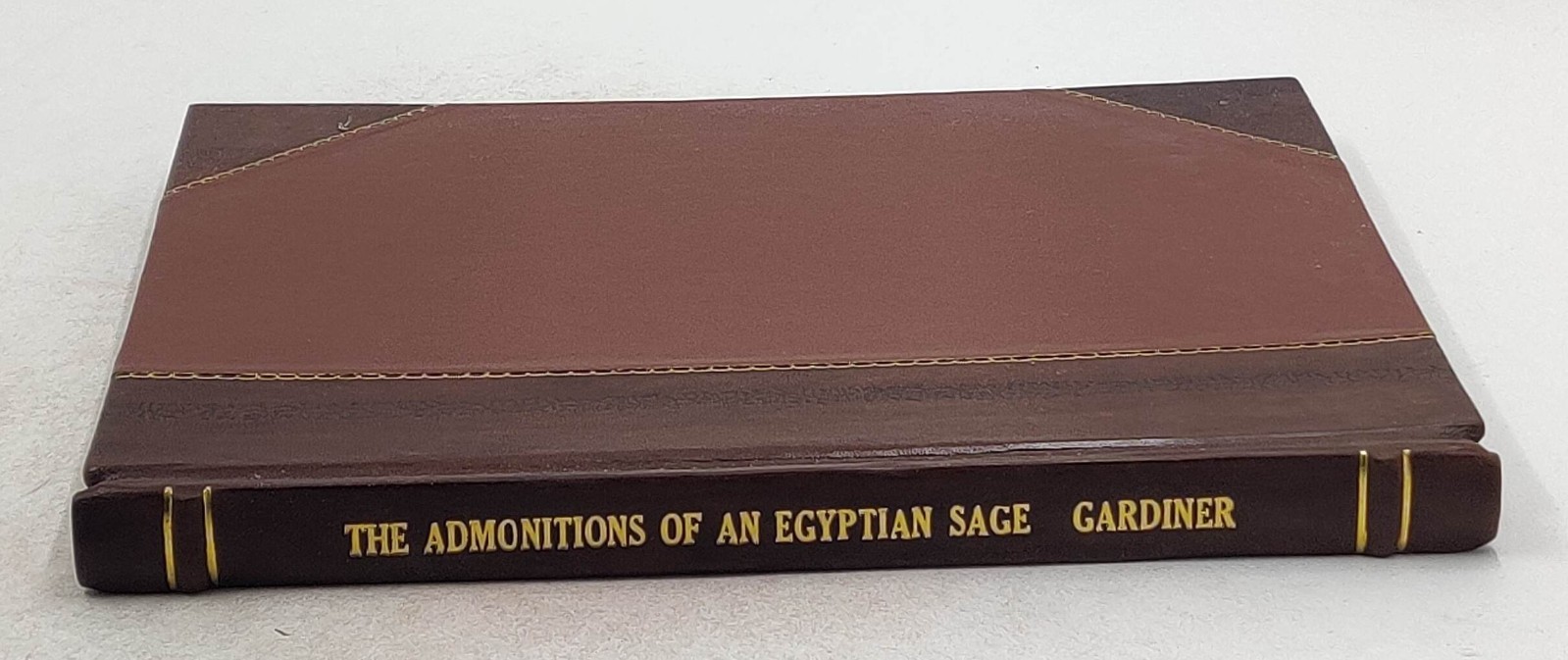The admonitions of an Egyptian sage From a hieratic papyrus in [Leather Crafted]