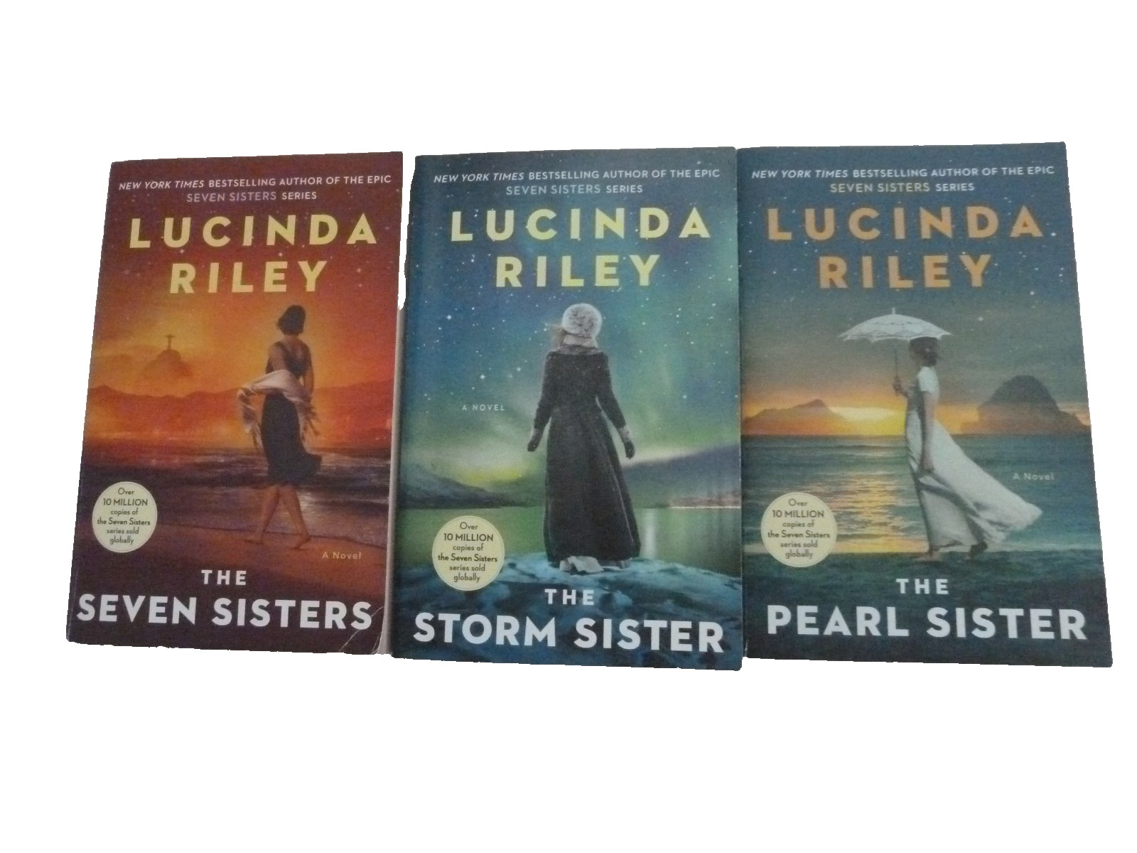 SEVEN (7) LUCINDA RILEY trade paperbacks in The Seven Sisters Series
