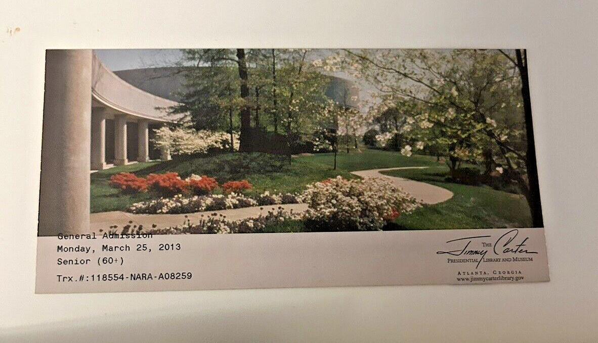 Signed Jimmy Carter An Hour Before Daylight First Ed HCDJ And Library Ticket