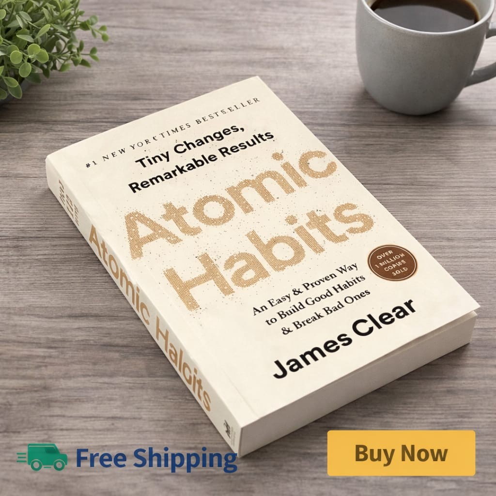 Atomic Habits Book by James Clear Paperback Self Help Bestseller