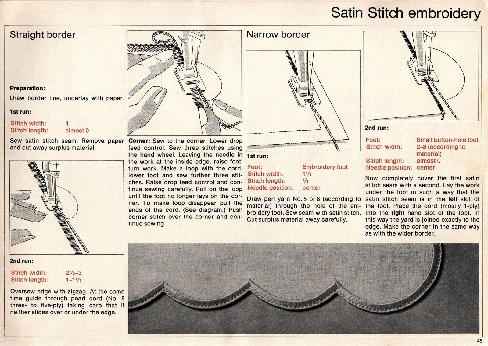 BERNINA 830 Record 831 Sewing Machine COLOR User Manual – COIL BIND – COVERS