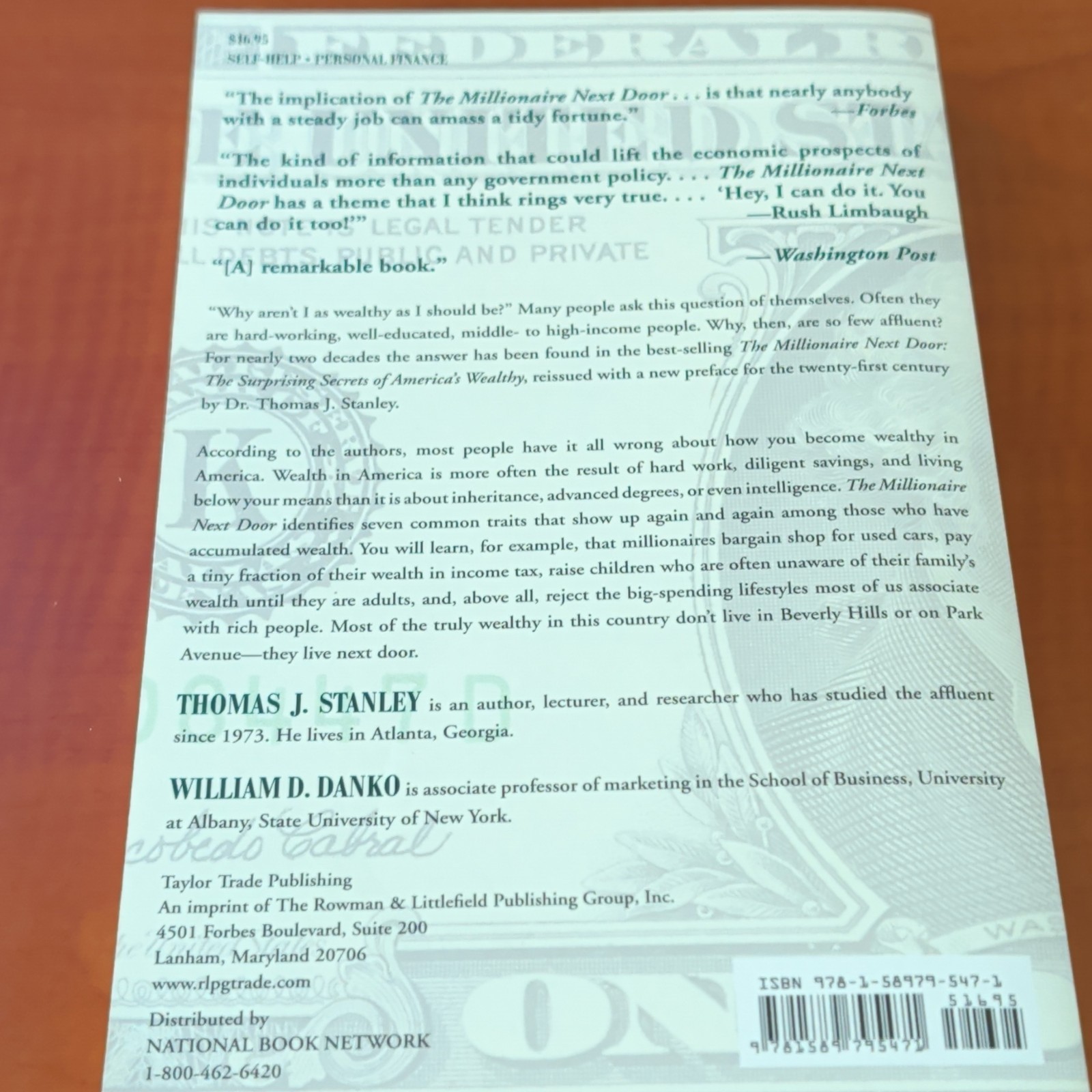 Thomas J. Stanley & William D. Danko The Millionaire Next Door PB English