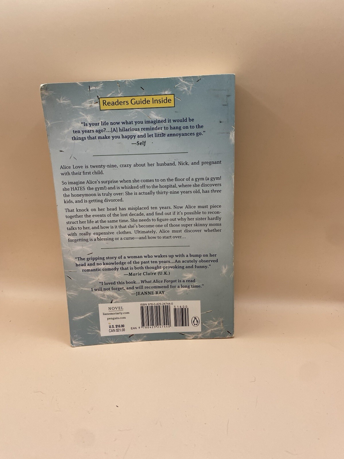 What Alice Forgot – Paperback By Moriarty, Liane – VERY GOOD