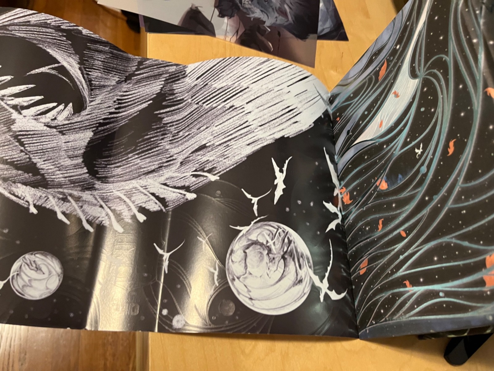 Dreamerwhale signed When the Moon Hatched by Sarah A. Parker & page overlays