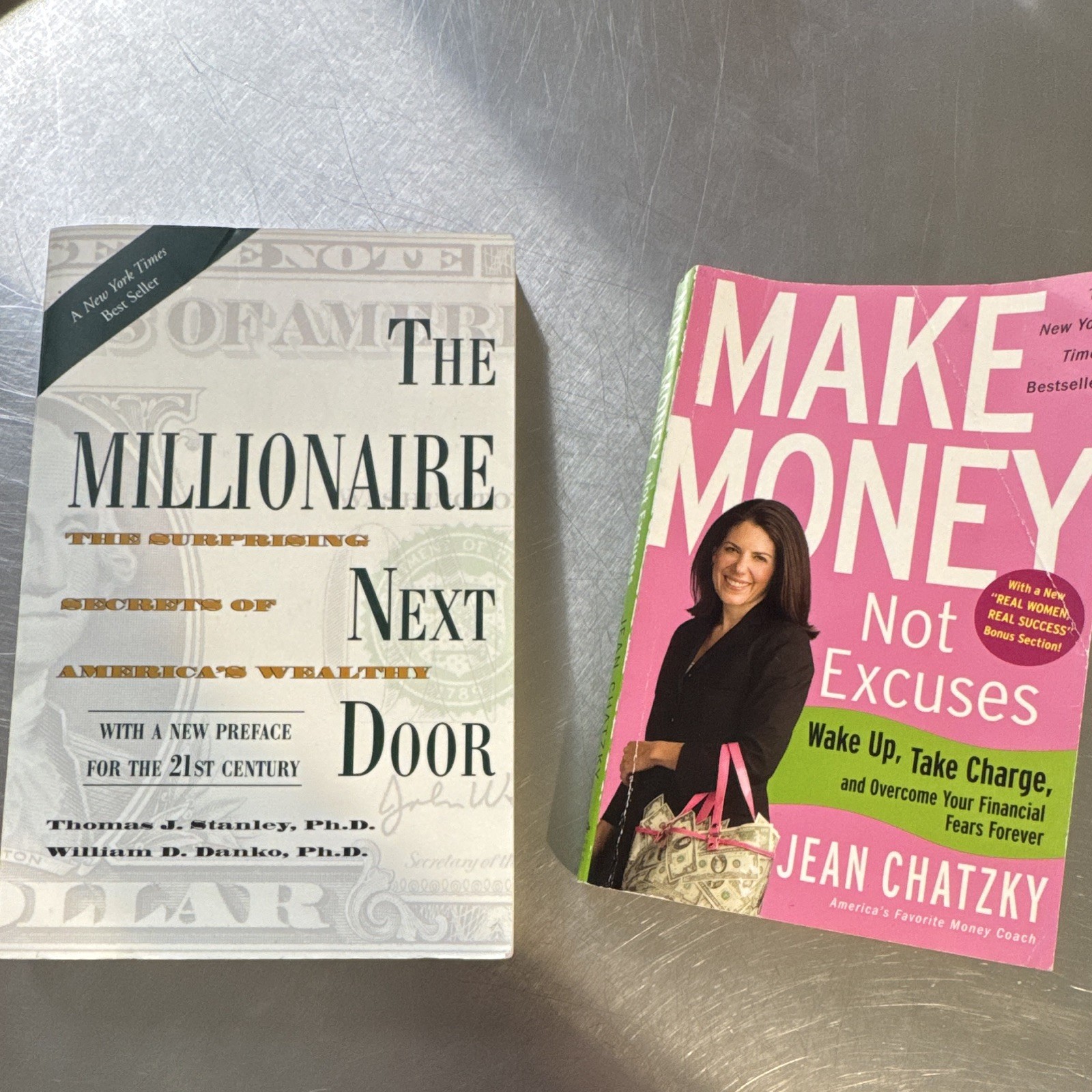 Thomas J. Stanley & William D. Danko 2-Book Lot Millionaire Next Door + PB
