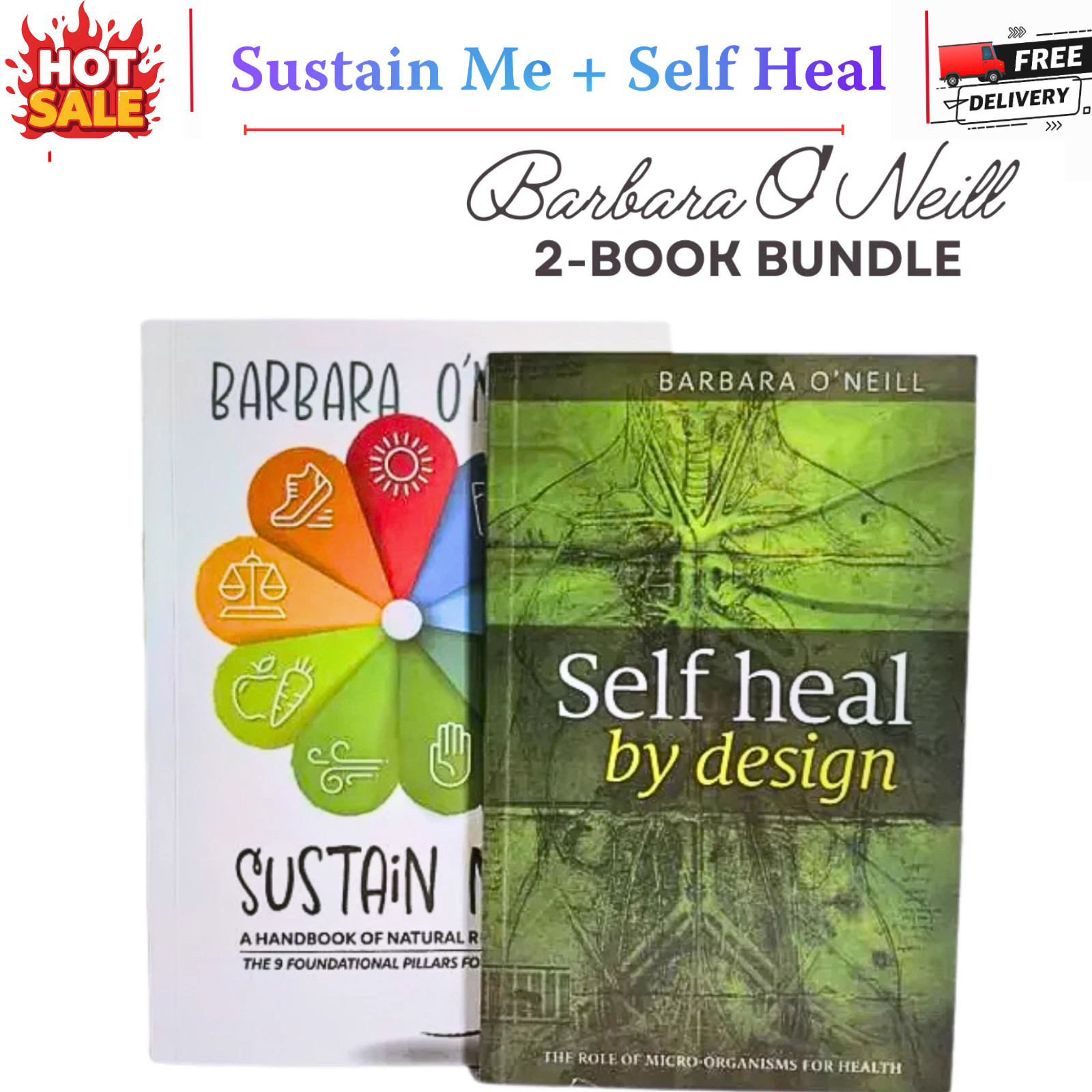 Self Heal by Design/Sustain Me/Natural Herbal Remedies Book by Barbara O’Neill
