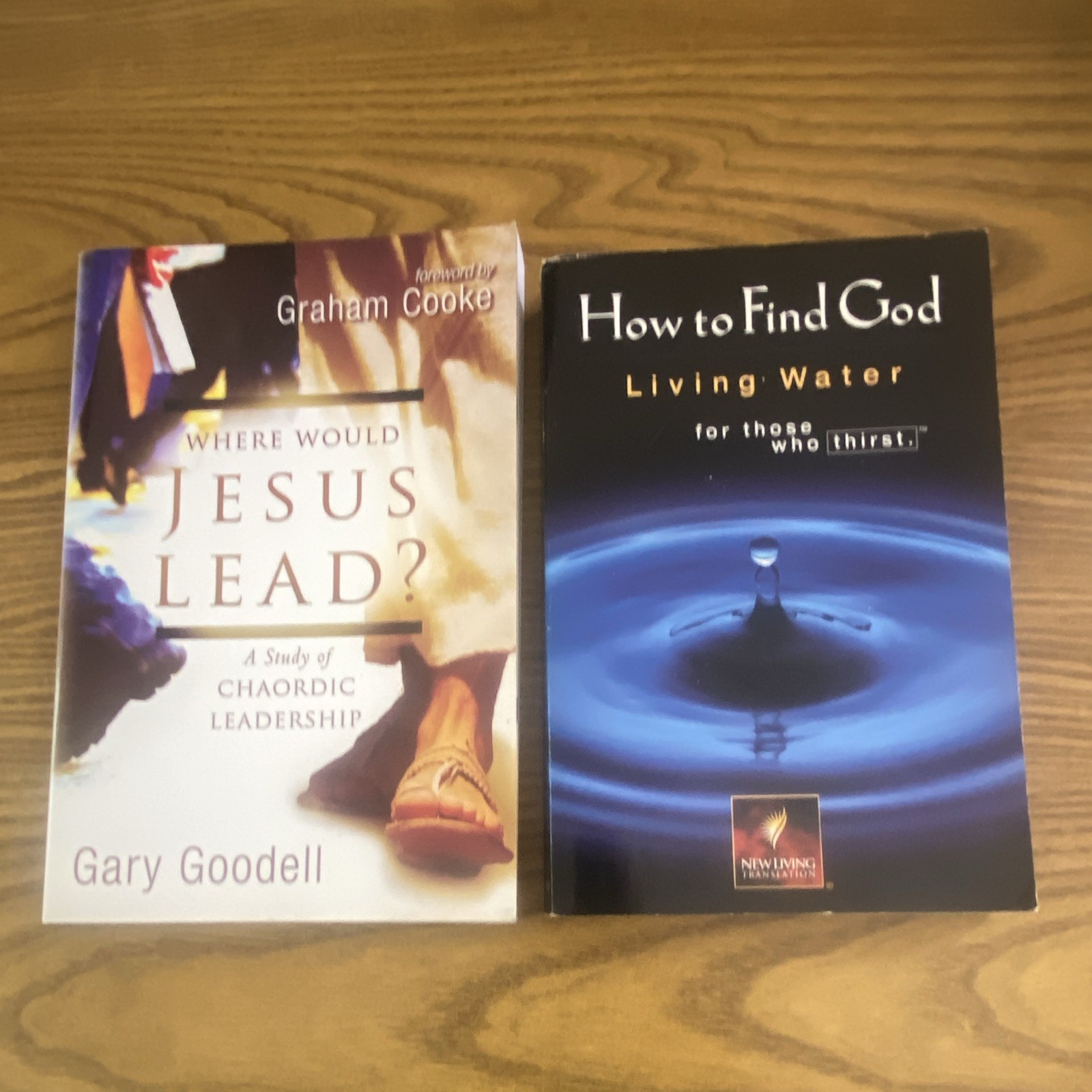 Faith & Leadership Book Bundle – Gary Goodell & New Living Translation (2 Books)
