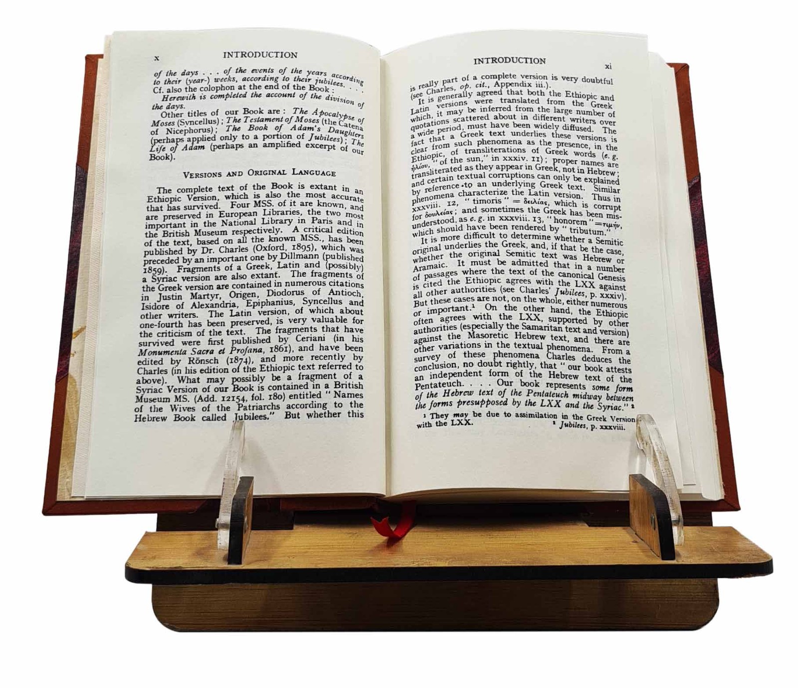 The Book of Jubilees, or, The little Genesis 1917 1917 [Leather Bound]