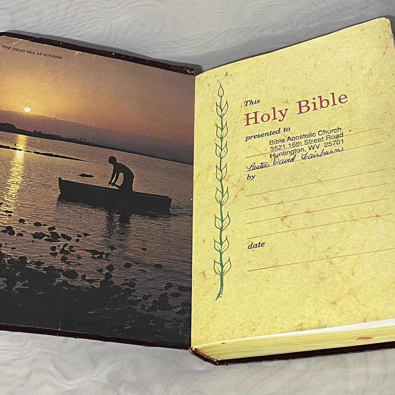 Holy Bible Concordance KJV Red Letter Edition 1973 Burgundy Word Aflame Press
