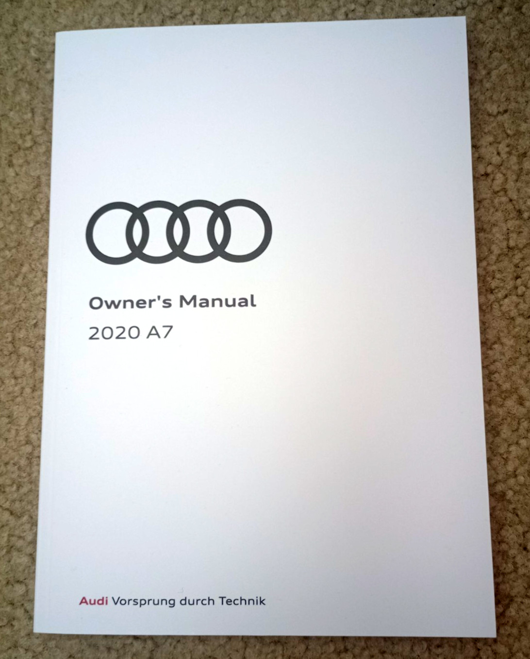 2020 Audi A7 A8 Owner’s Manual