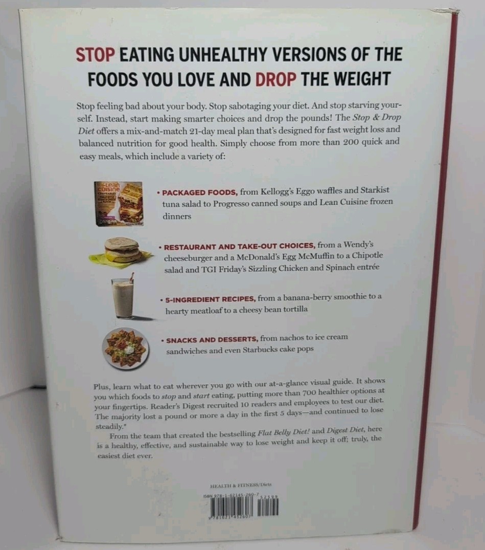 Stop & Drop Diet: Lose up to 5 lbs in 5 days – Hardcover – GOOD