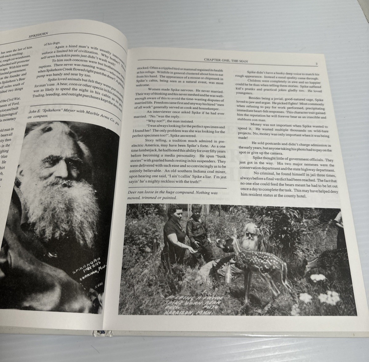 Spikehorn Life Story John E Meyer Michigan Bears Sellers 1994 1st Ed