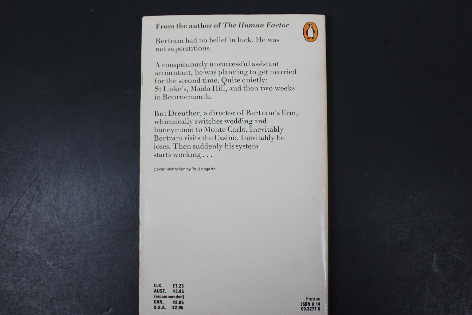 Loser Takes All Graham Greene 1981 Penguin Books Fiction Paul Hogarth Cover PB