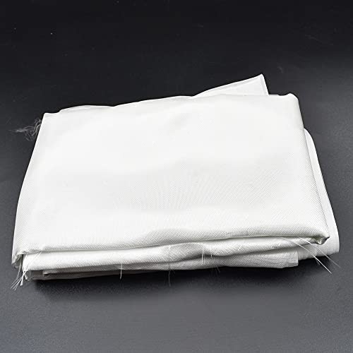 Fiberglass Cloth Mat 1.5oz 106x50in White Woven Mesh for Resin Repair Boat Auto