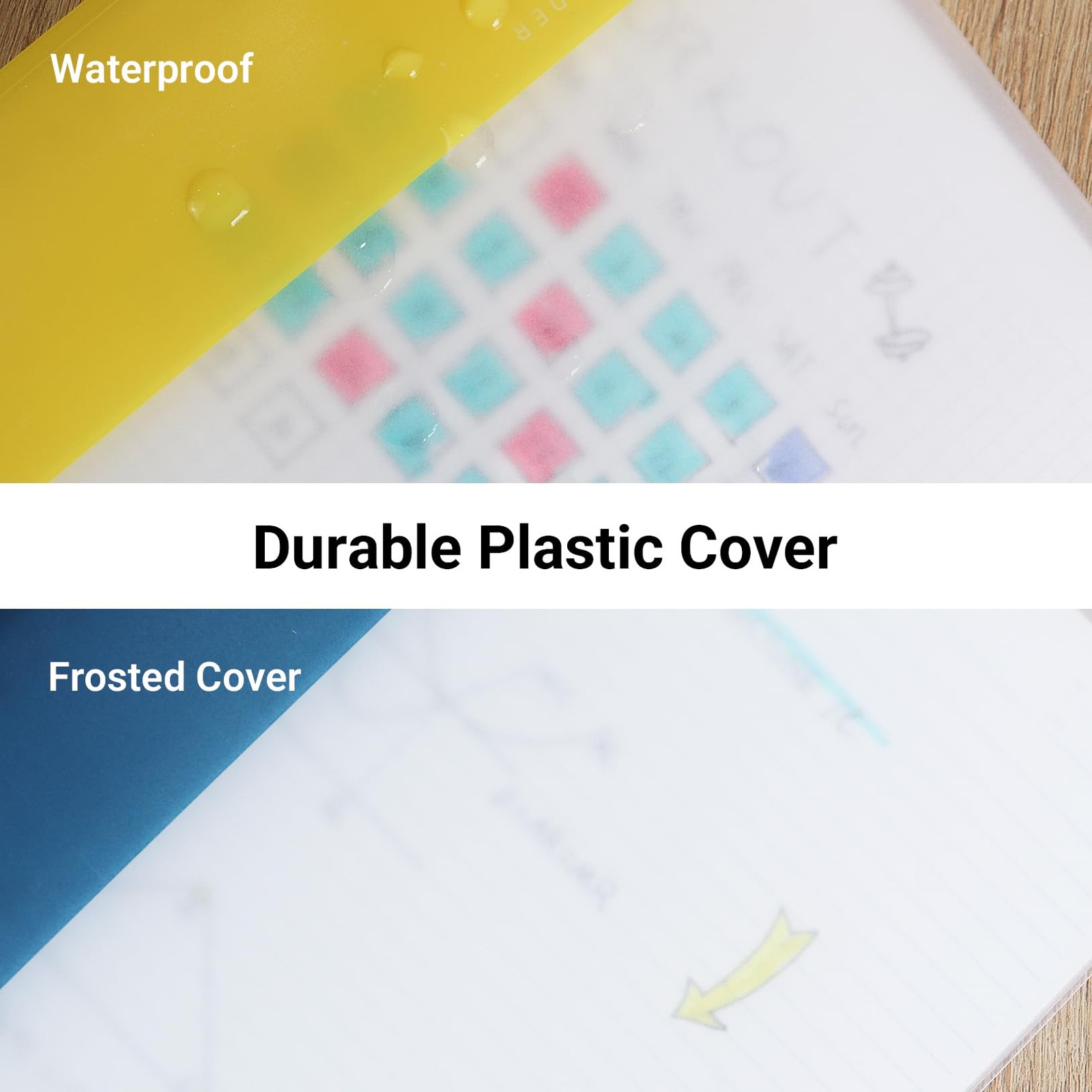 1 PCS A4 Light Blue Campus 2×2 Spiral Binder Refillable Notebook 6mm Dot Ruled