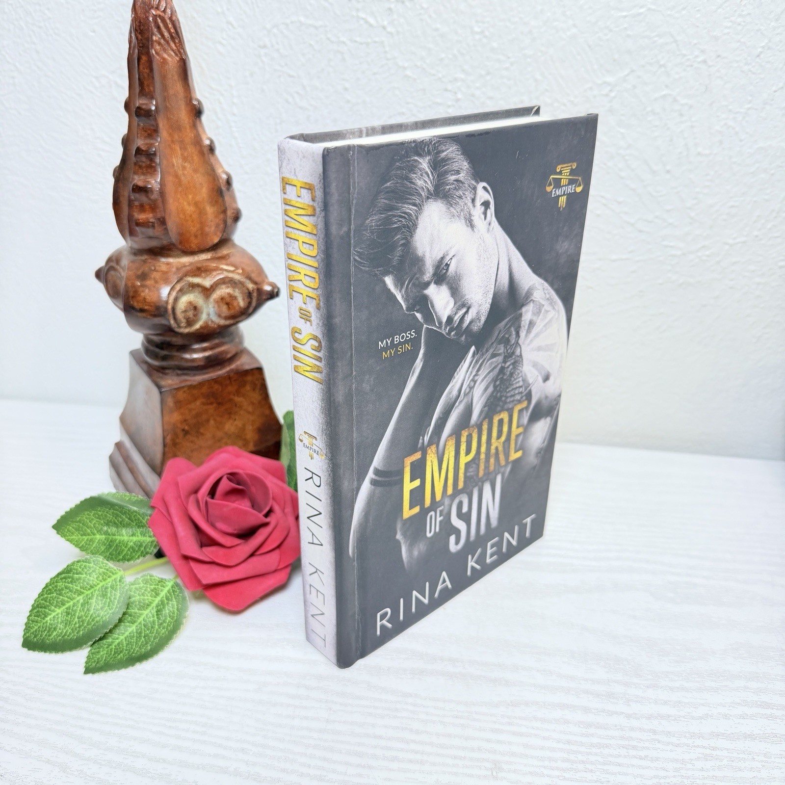 Empire of Sin Hardcover by Rina Kent (2022, Indie Website Exclusive) Model Cover