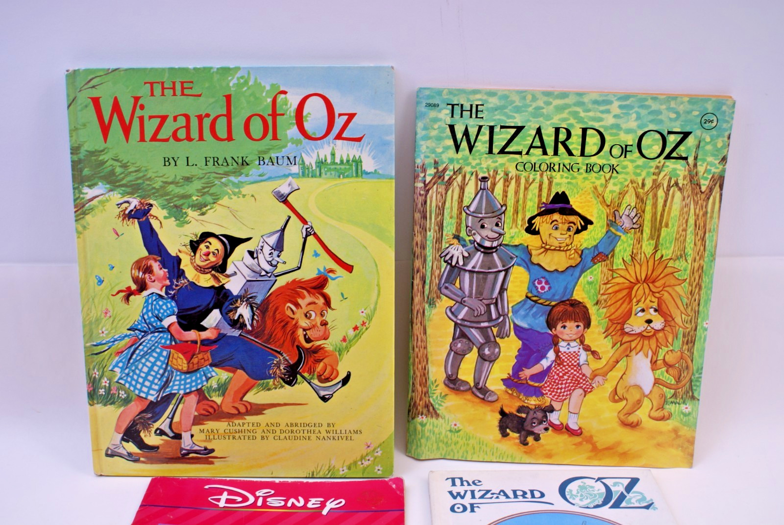 5 WIZARD OF OZ BOOKS & VHS – VINTAGE ORIGINALS