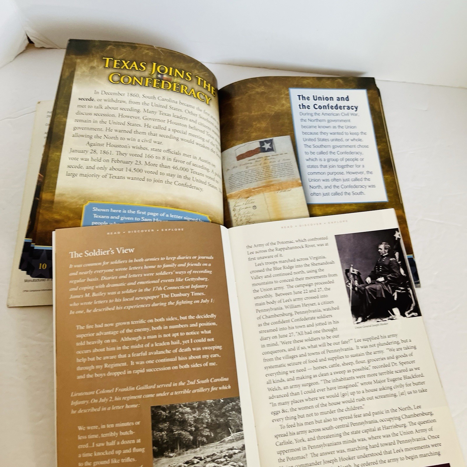Childrens US History Book Lot 6 Civil War Underground Railroad Lincoln ExLib
