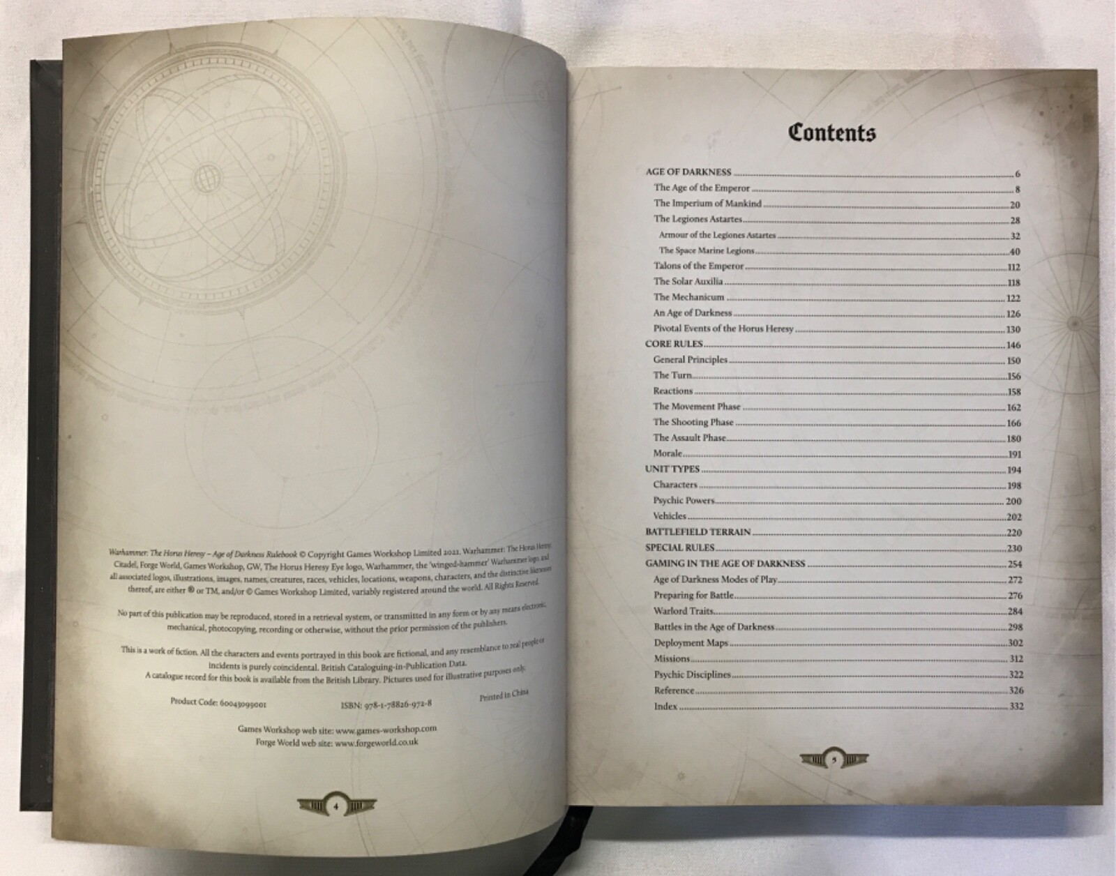 Games Workshop Horus Heresy Age of Darkness Rulebook – Like New.
