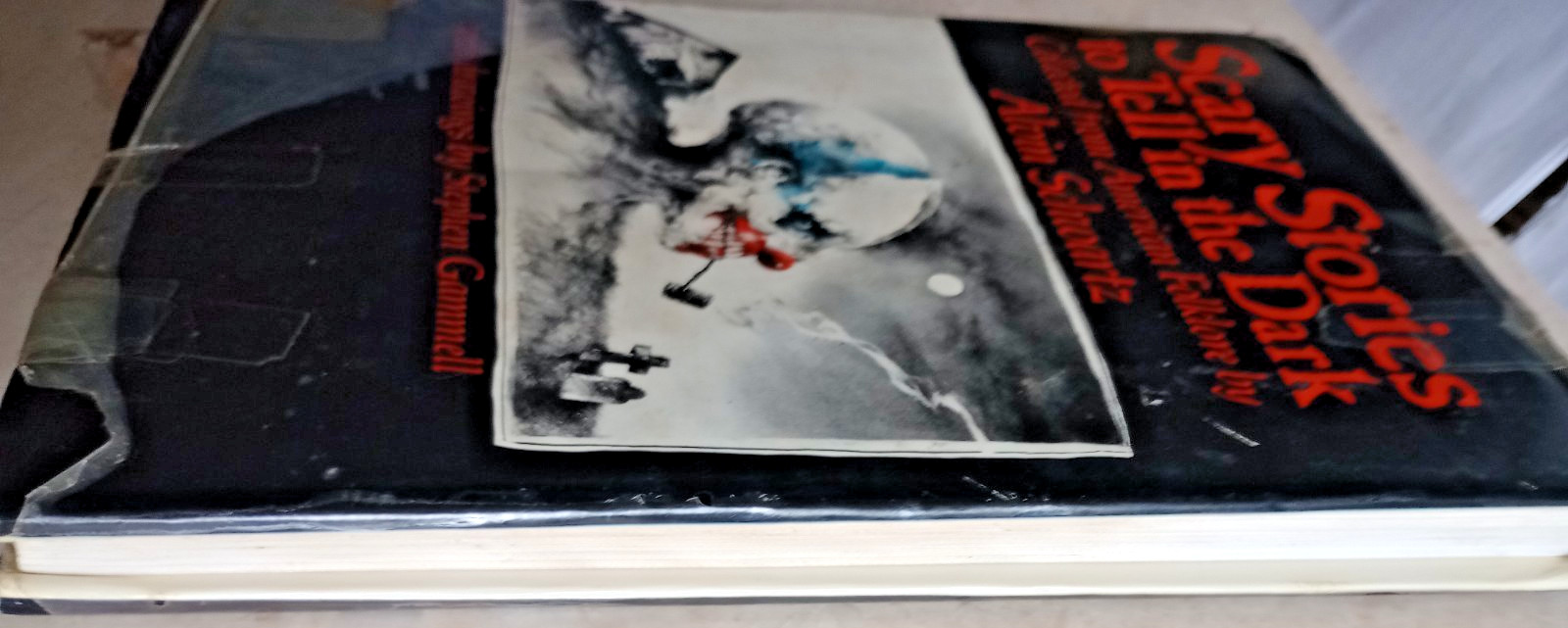 1981 1ST/9TH SCARY STORIES TO TELL IN THE DARK ALVIN SCHWARTZ HC/HARDCOVER BOOK