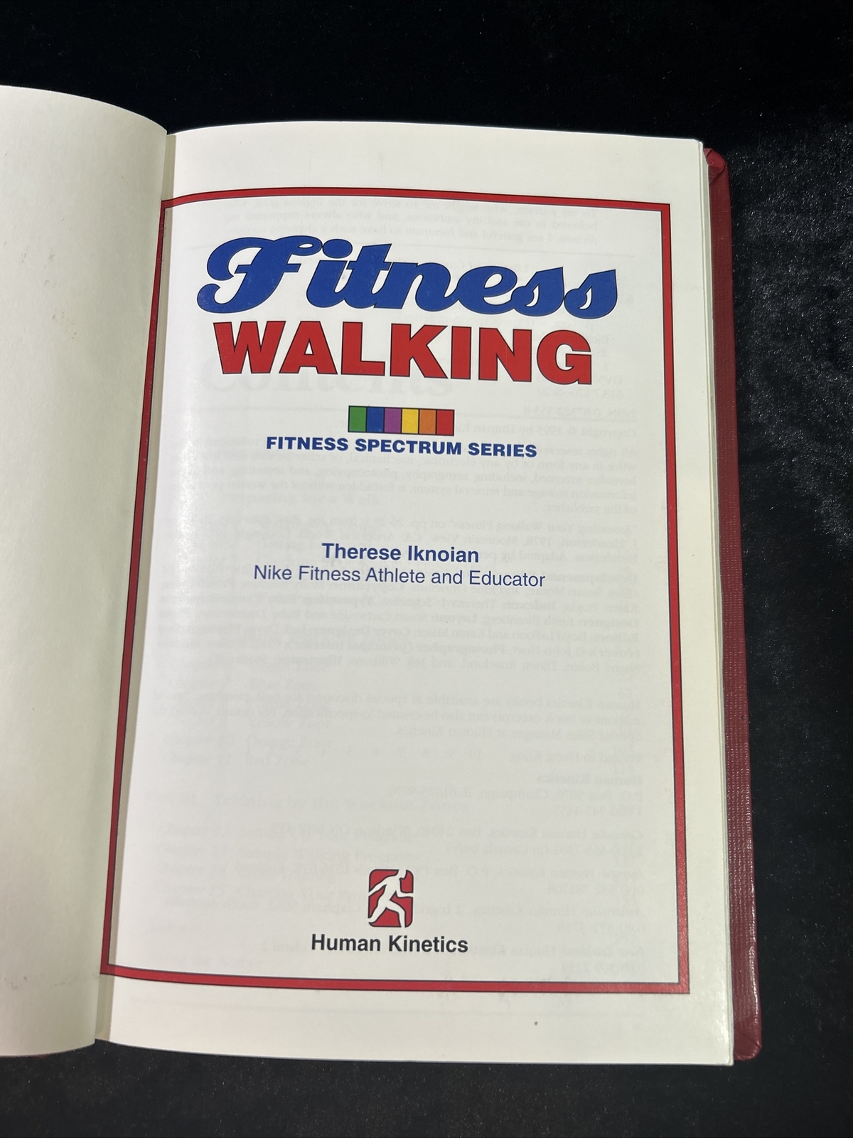 Fitness Walking – Therese Iknoian – h/c illustrated 1995