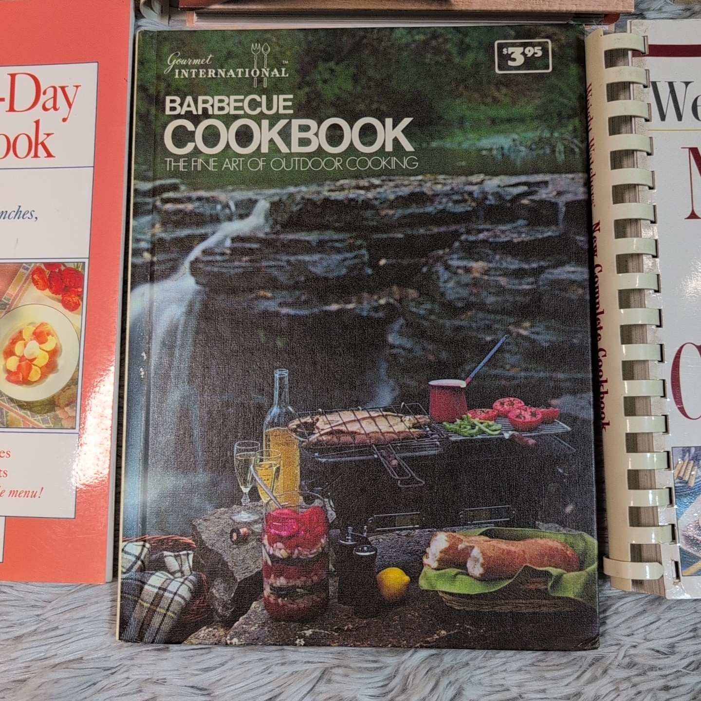 Lot Of 6 Cookbook Seafood Barbecue Deserts Breakfast Lunch Supper
