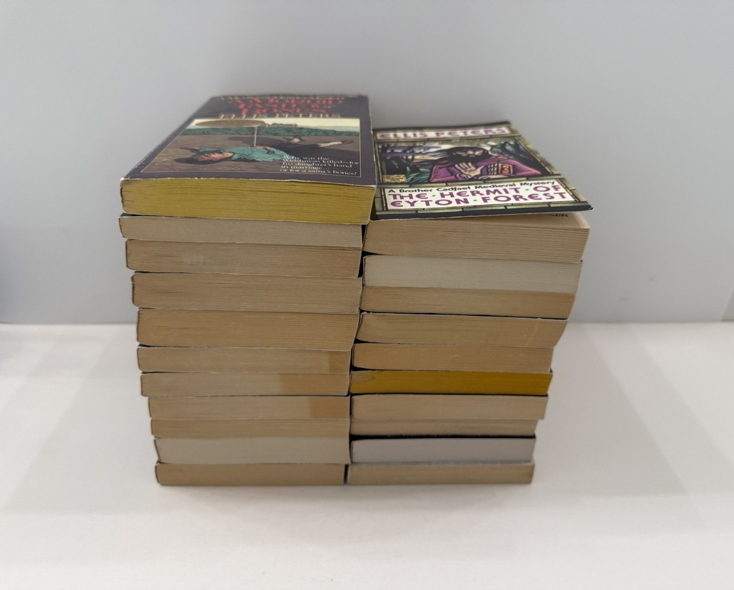 Complete set of 21 vintage Brother Cadfael mystery paperbacks Ellis Peters
