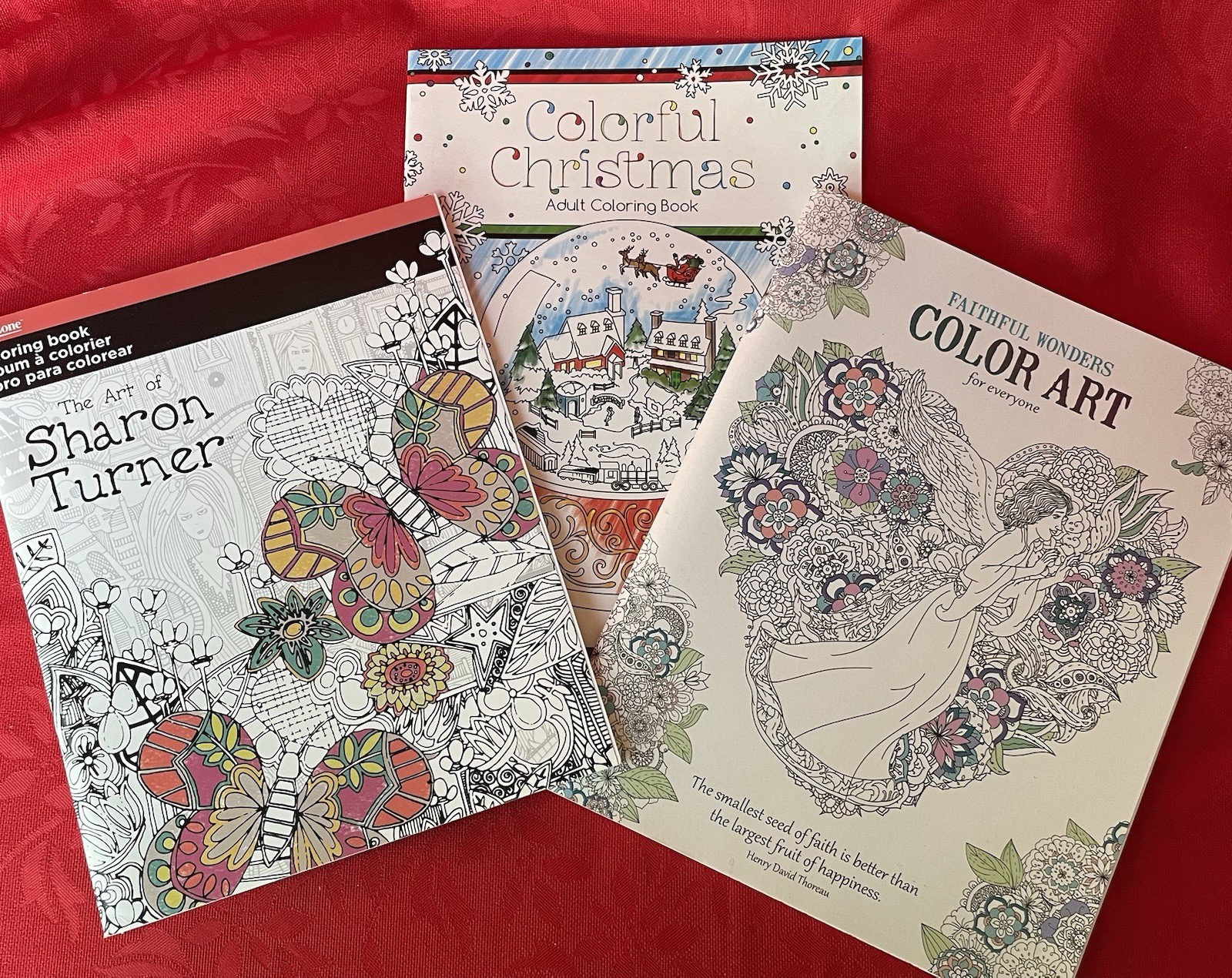 Adult Coloring Books “Fun For Everyone To Color” Set of 6 Multiple Themes