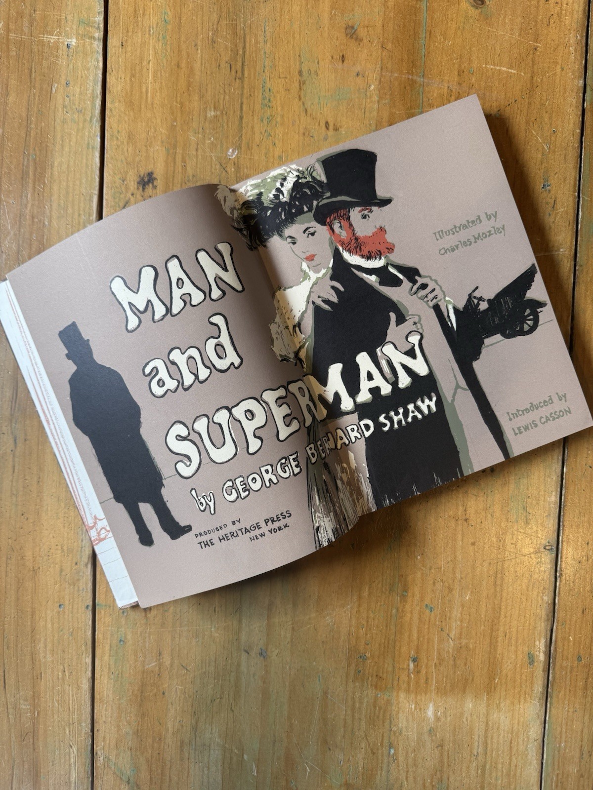 Man and Superman by George Bernard Shaw Heritage Press w/Slipcase Sandglass 1962
