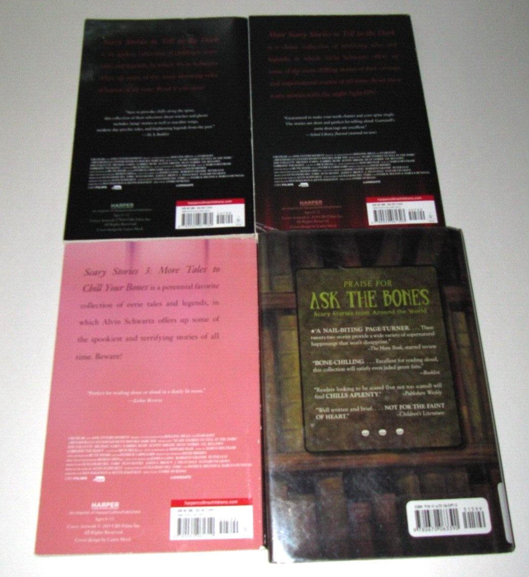 Scary Stories to Tell in the Dark #1-3 TPB + More Bones HB Alvin Schwartz
