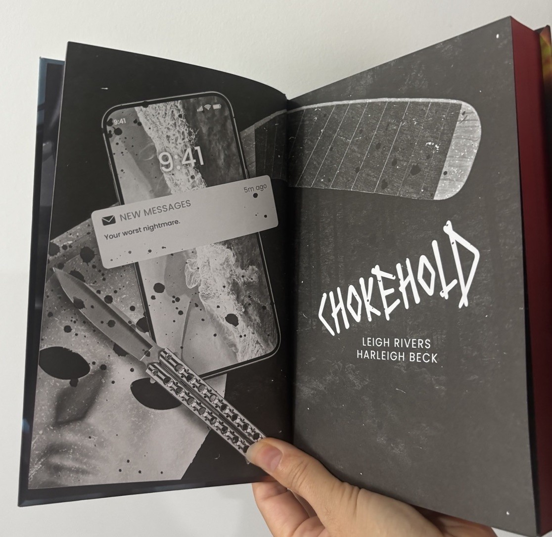 SIGNED D&D Dark & Disturbed: Chokehold By Leigh Rivers & Harleigh Beck New