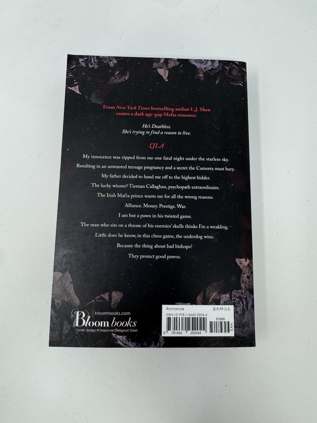 Bad Bishop Deluxe Edition L.J. Shen Paperback Sprayed Edges Society of Villains